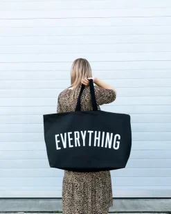 Alphabet Bags | Everything Tote Bags | Black