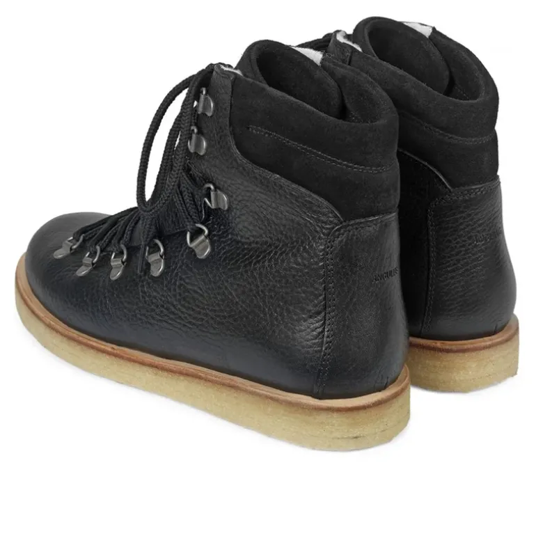 Angulus Women's | Boots with Laces & Wool Lining | Black