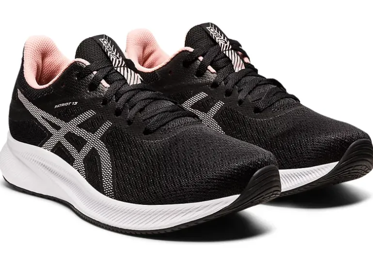 Asics Women's Trainers | Patriot 13 | Black/Frosted Rose
