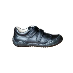 Bo-Bell School Shoes | Velcro Olivie | Black Leather