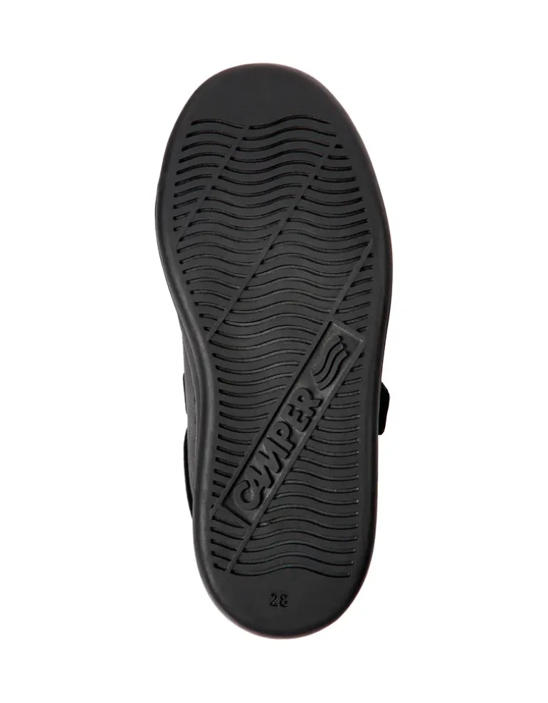 Camper School Shoes | Runner Elastic | Black