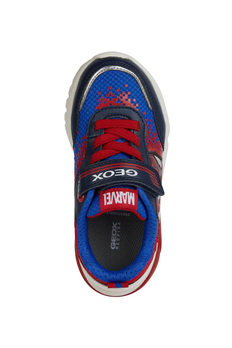 Geox Ciberdron Trainers | Spiderman | Navy & Red