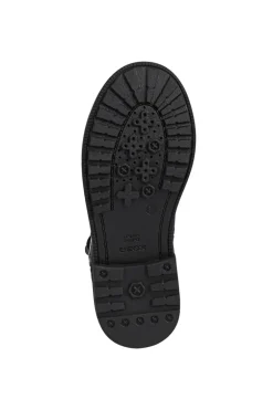 Geox Kids Boots | Eclair Biker | Black Leather