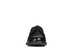 Geox School Shoes | Agata D Lace Up | Black Leather