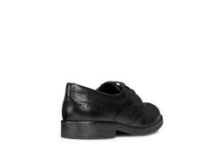 Geox School Shoes | Agata D Lace Up | Black Leather