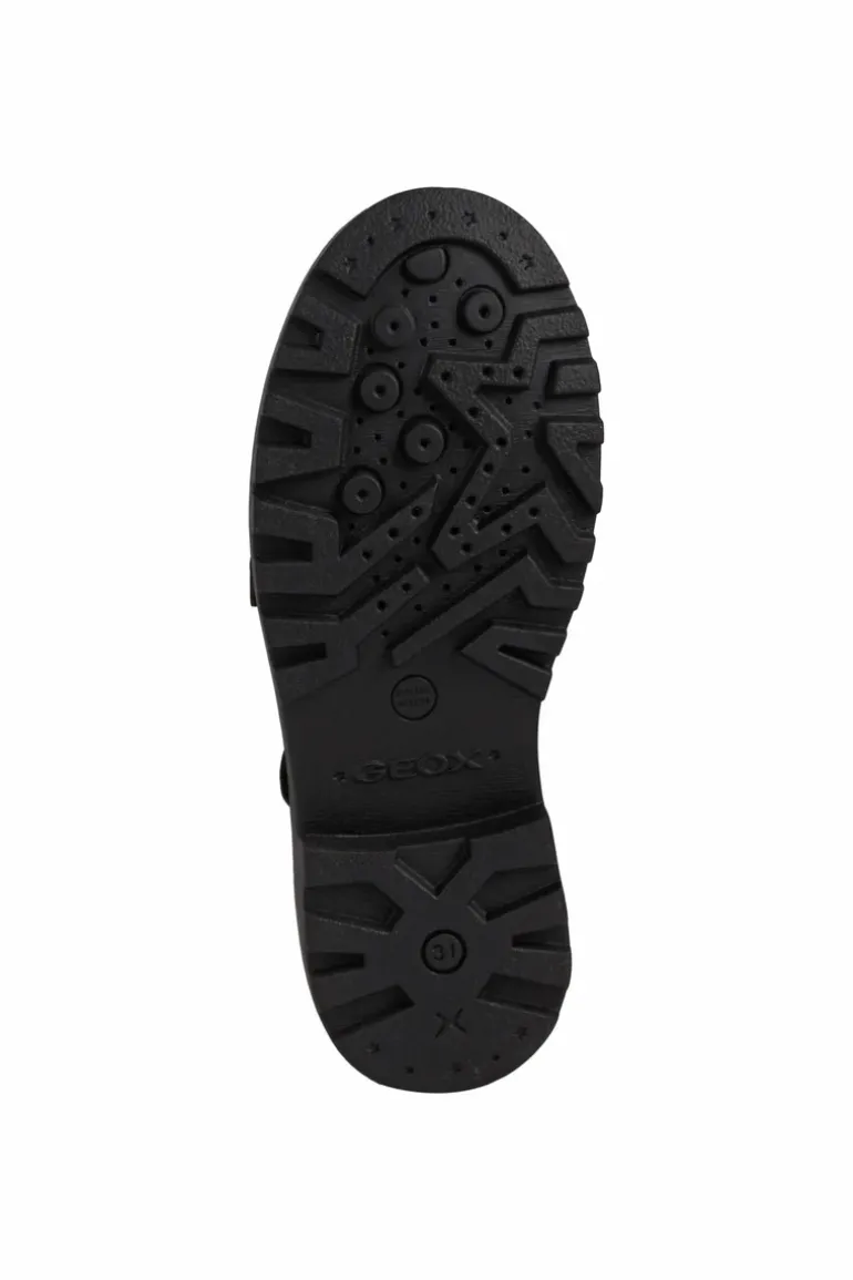 Geox School Shoes | Casey Bow Mary-Jane | Black Leather