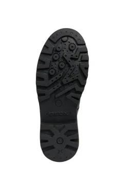 Geox School Shoes | Casey T-Bar | Black Leather