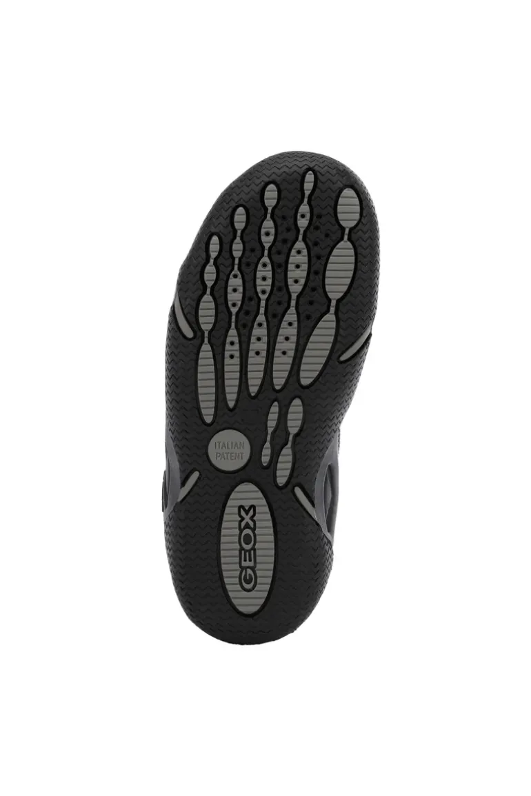 Geox School Shoes | Wader Velcro | Black
