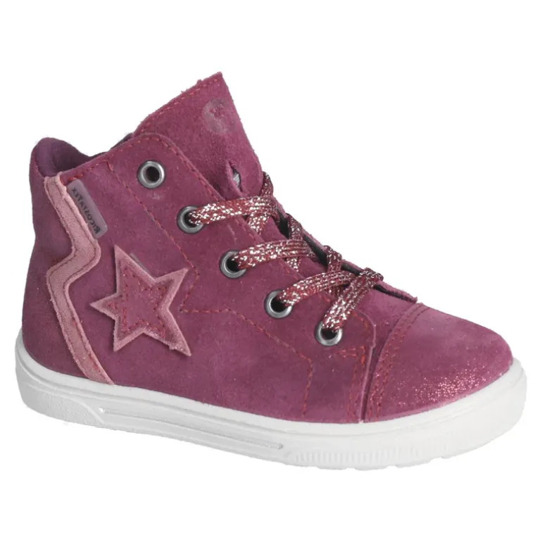 Ricosta Boots | Mel Waterproof Lace-up / Zip | Merlot