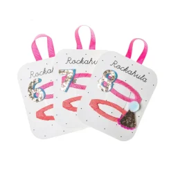 Rockahula Kids Hair Clips | Birthday Glitter No. 8
