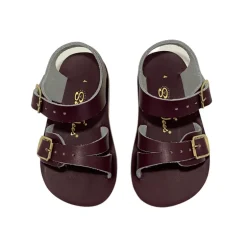 Salt-Water Sun-San | Kids Sea Wee Sandals | Claret Red