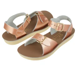 Salt-Water Sun-San | Kids Surfer Sandals | Rose Gold