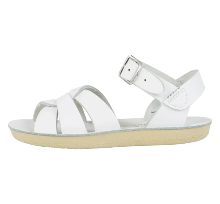 Salt-Water Sun-San | Kids Swimmer Sandals | White