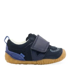 Start-Rite Cruiser Shoes | Shuffle | Nubuck Leather Navy