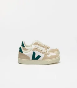 Veja Kids Trainers | V-10 Lace | Brittany Almond